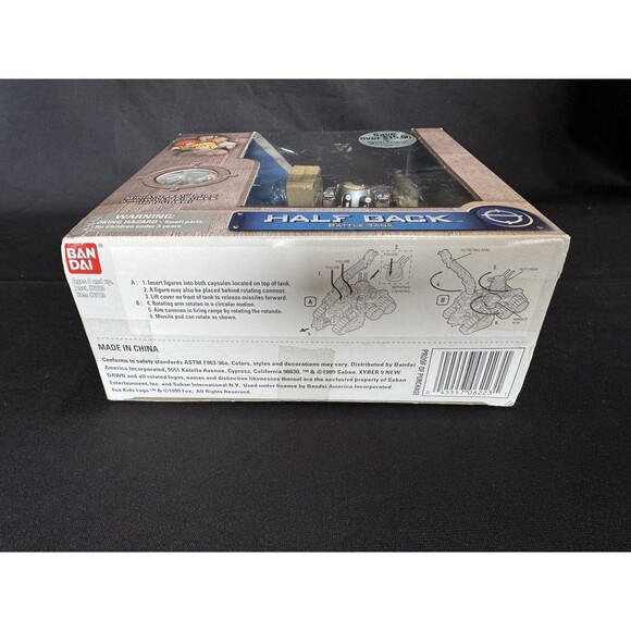 NIB Half Back Battle Tank Saban's Xyber 9 New Dawn Bandai 1999 Miniature Figure - Picture 6 of 9